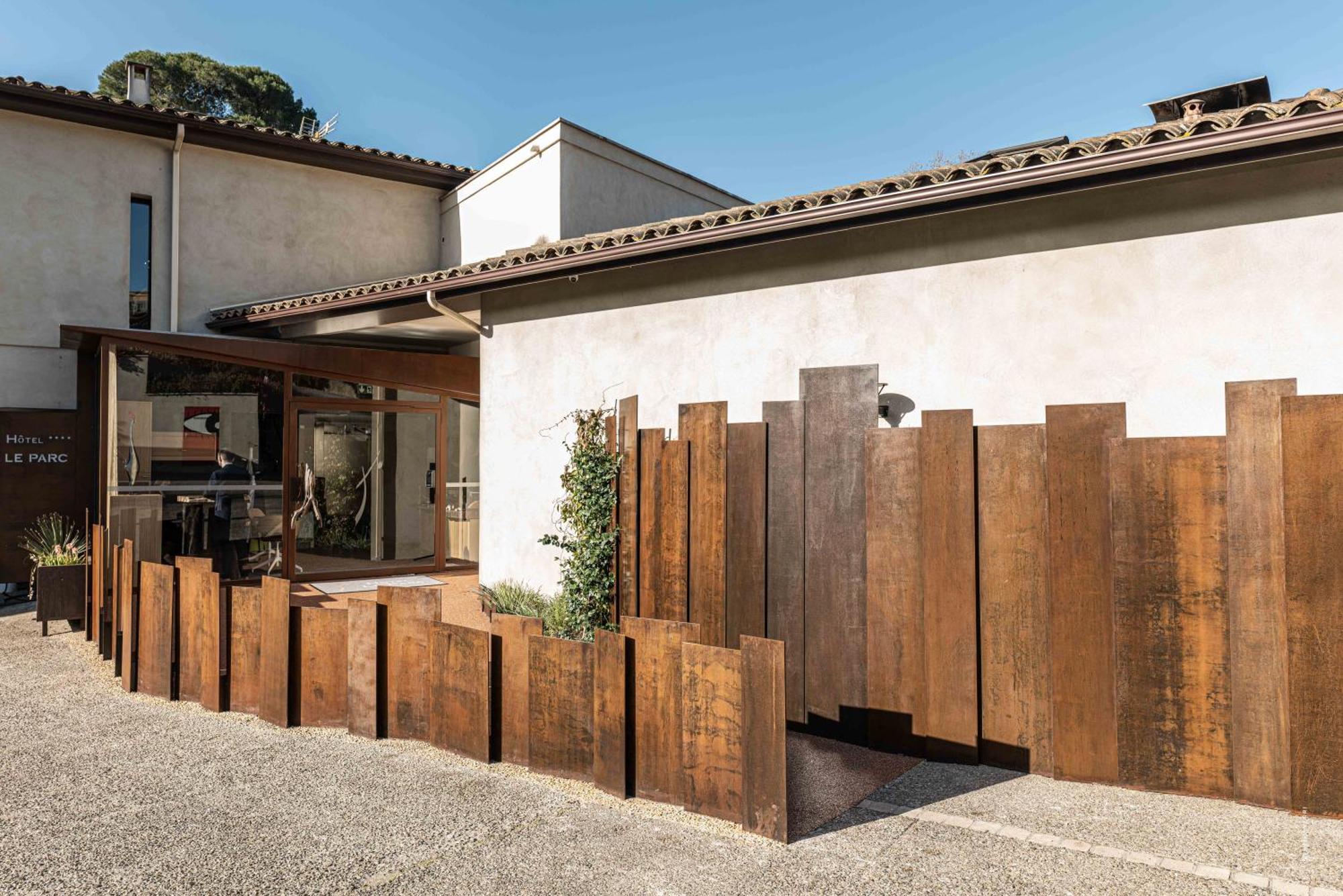 Hotel Le Parc - La Table De Franck Putelat Carcassonne Eksteriør bilde